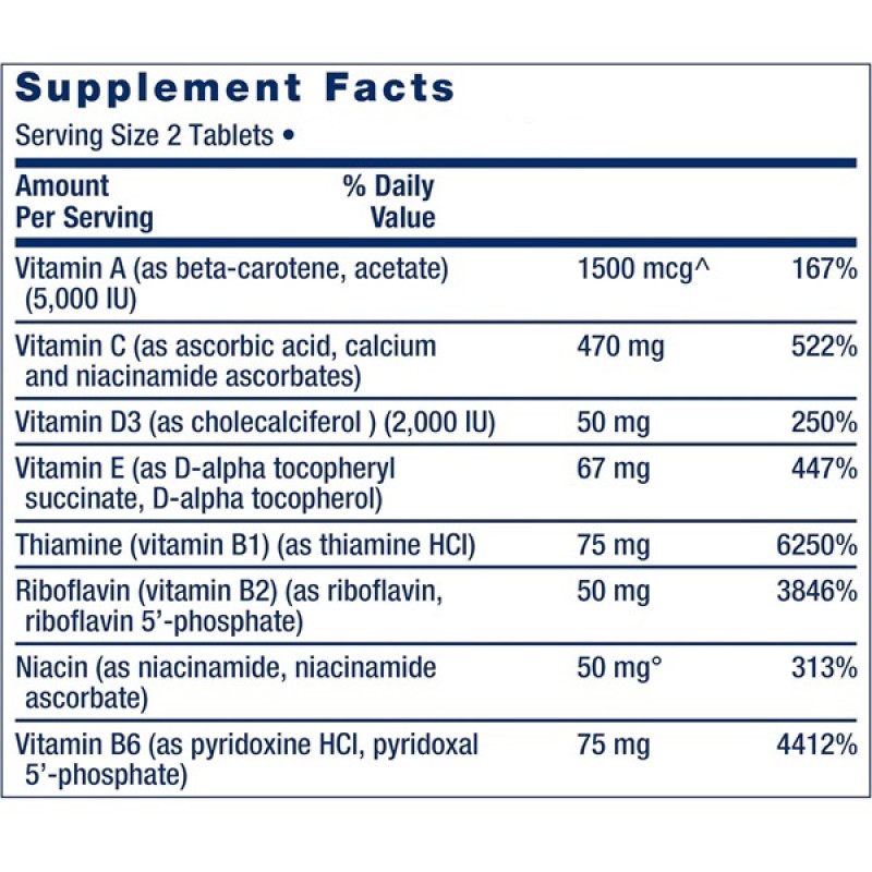 Вітамінно-мінеральний комплекс Life Extension Two-Per-Day 120 Tabs
