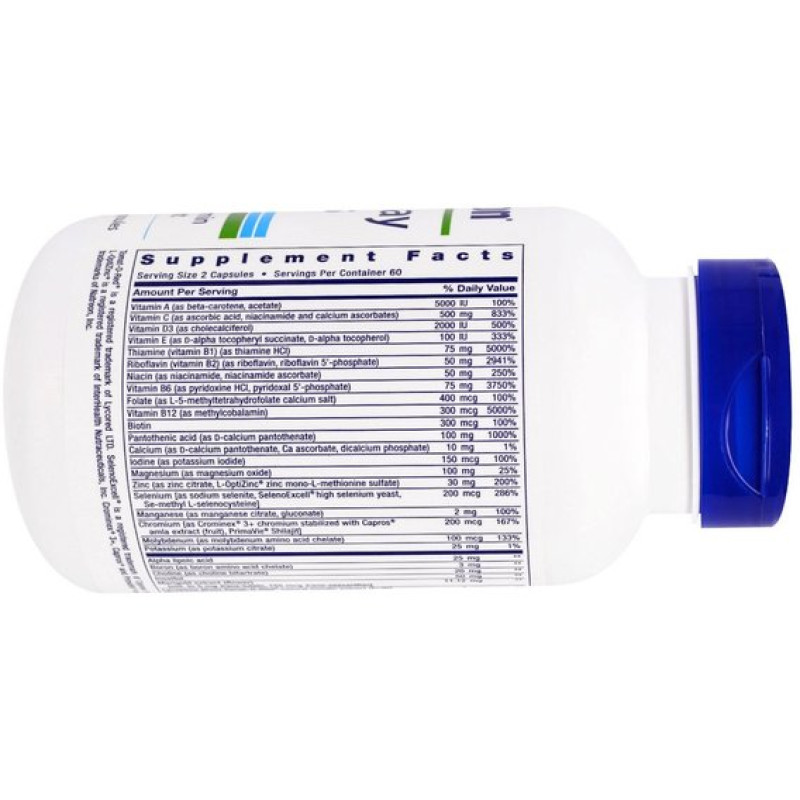 Витаминно-минеральный комплекс Life Extension Two-Per-Day Capsules 120 Caps