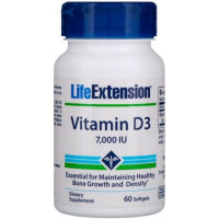 Вітамін D Life Extension Vitamin D3 7000 IU 60 Softgels