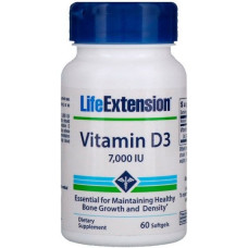 Вітамін D Life Extension Vitamin D3 7000 IU 60 Softgels