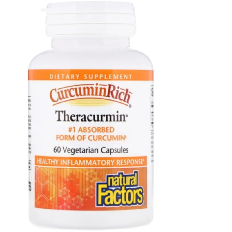 Куркума Natural Factors CurcuminRich Theracurmin 60 Veg Caps NFS-04538