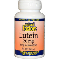 Лютеин Natural Factors Lutein 20 mg 60 Softgels NFS01032