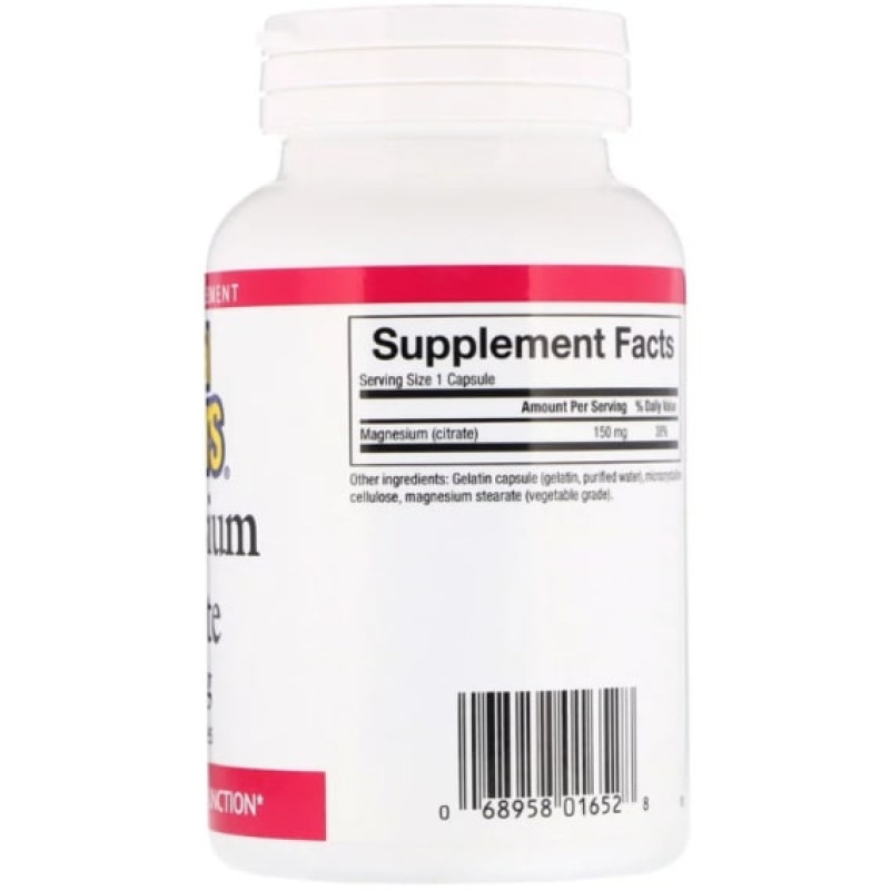 Мікроелемент Магній Natural Factors Magnesium Citrate 150 mg 90 Caps NFS-01652