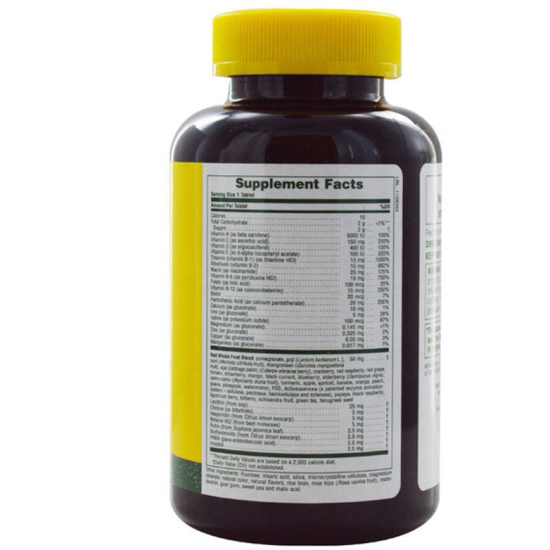 Витаминно-минеральный комплекс Nature's Plus Adults Multi-Vitamin Chewable 60 Tabs Red berry flavor