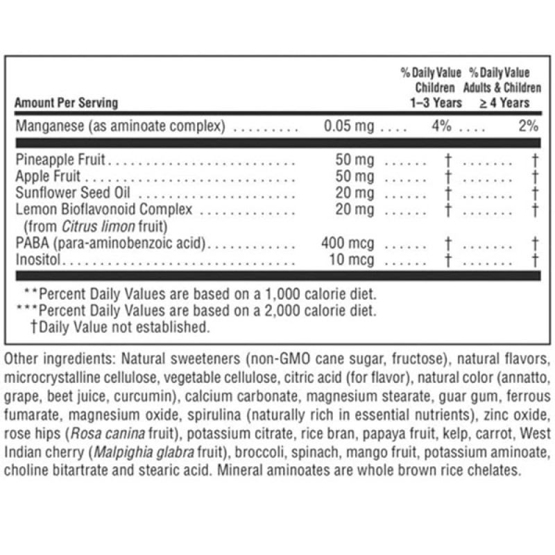 Витаминно-минеральный комплекс Nature's Plus Animal Parade Gold 180 Chewables Cherry, Orange, Grape flavors
