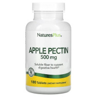 Яблучний оцет Nature's Plus Apple Pectin 500 mg 180 Tabs