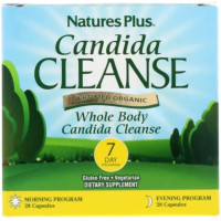 Противогрибковый препарат Nature's Plus Candida Cleanse, 7 Day Program, 2 Bottles, 28 Capsules Each NTP1116