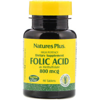 Фолієва кислота Nature's Plus Folic Acid 800 mcg 90 Tabs NTP1790