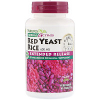 Червоний рис Nature's Plus Herbal Actives, Red Yeast Rice 600 mg 60 Tabs