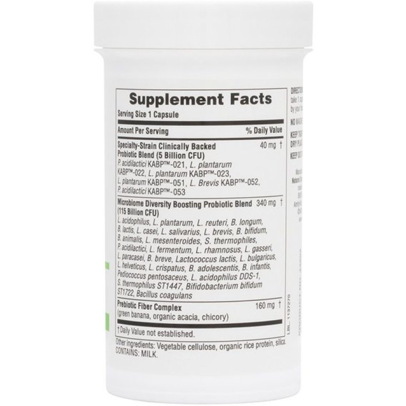Пробіотик Nature's Plus Probiotic Mega, 120 Billion CFU 30 Caps NTP43902