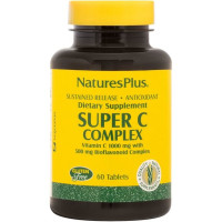 Вітамін C Nature's Plus Super C Complex, 1000/500 mg 60 Tabs NTP2479