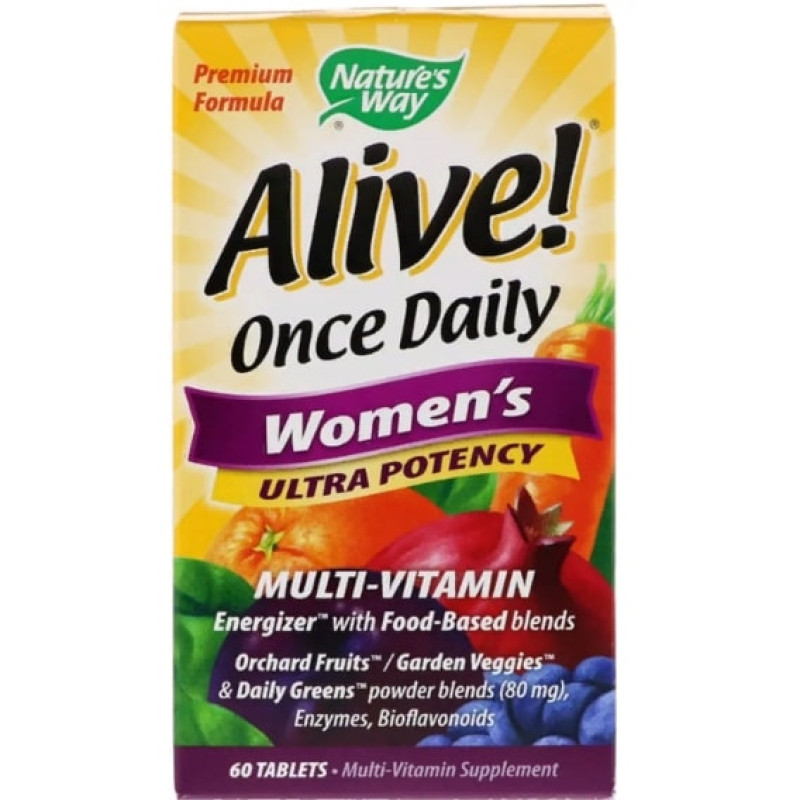 Витаминно-минеральный комплекс Nature's Way Alive! Once Daily Women's 60 Tabs NWY-15686