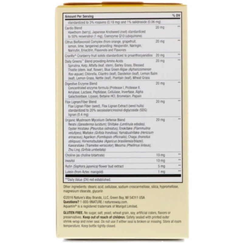 Витаминно-минеральный комплекс Nature's Way Alive! Once Daily Women's 50+ 60 Tabs NWY-15692