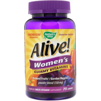 Вітамінно-мінеральний комплекс Nature's Way Alive! Women's Vitamins 75 Gummies NWY-15897