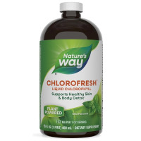Комплекс для пищеварения Nature's Way Chlorofresh, Liquid Chlorophyll, 16 fl oz 480 ml Mint Flavored NWY03501