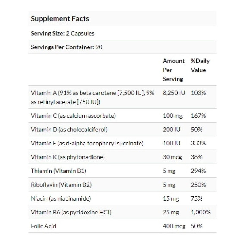 Витаминно-минеральный комплекс Nature's Way Prenatal Multi-Vitamin and Multi-Mineral 180 Caps NWY45130