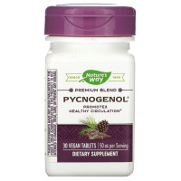 Пикногенол Nature's Way Pycnogenol Pine Bark Extract 50 mg 30 Tabs