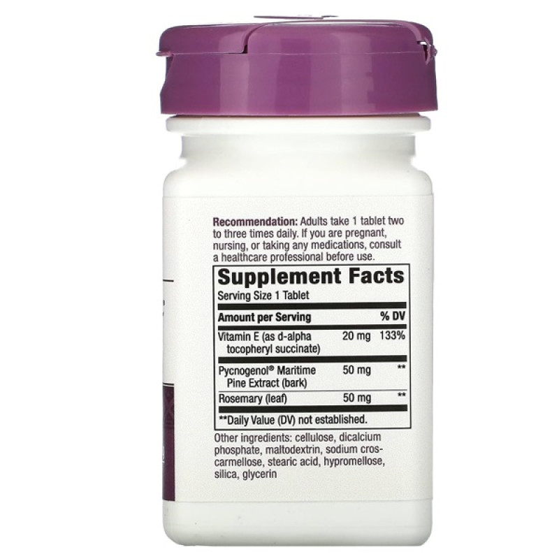 Пікногенол Nature's Way Pycnogenol Pine Bark Extract 50 mg 30 Tabs