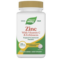 Микроэлемент Цинк Nature's Way Zinc Lozenges 60 Lozenges Wild berry flavor