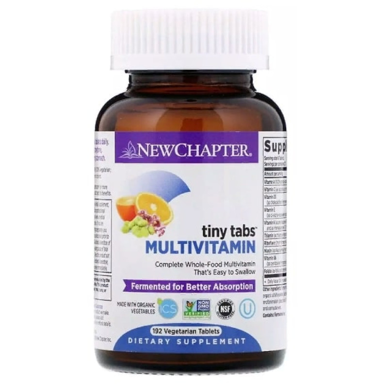 Витаминно-минеральный комплекс New Chapter Multivitamin 192 Veg Tabs NC0362