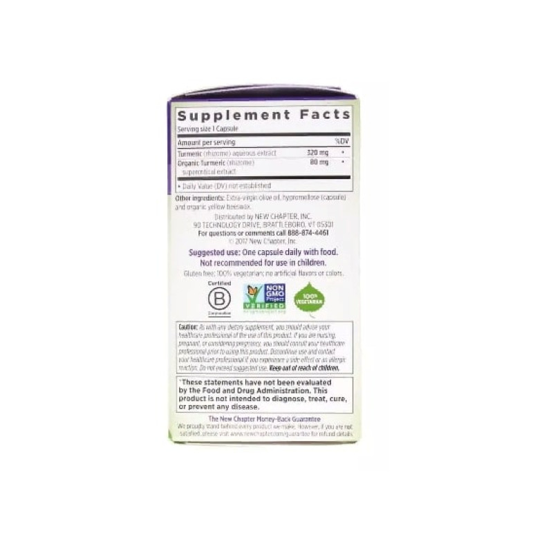 Куркума New Chapter Turmeric Force 30 Veg Caps NC6043