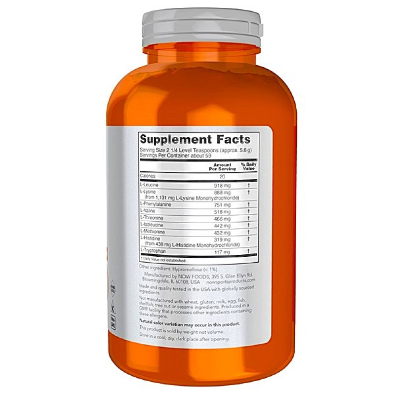 Аминокомплекс NOW Foods Amino-9 Essentials Powder 330 g /59 servings/
