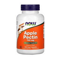 Яблучний оцет NOW Foods Apple Pectin 700 mg 120 Veg Caps