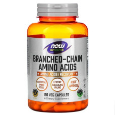 Амінокислота BCAA NOW Foods Branched Chain Amino Acids 120 Veg Caps
