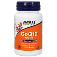 Коензим NOW Foods CoQ10 100 mg 50 Softgels