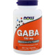 Аминокомплекс NOW Foods GABA 750 mg 200 Veg Caps NOW-00129