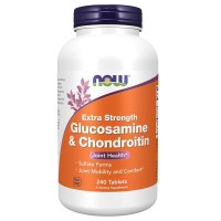 Препарат для суставов и связок NOW Foods Glucosamine & Chondroitin Extra Strength 240 Tabs
