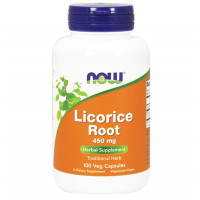 Корінь солодки NOW Foods Licorice Root 450 mg 100 Caps