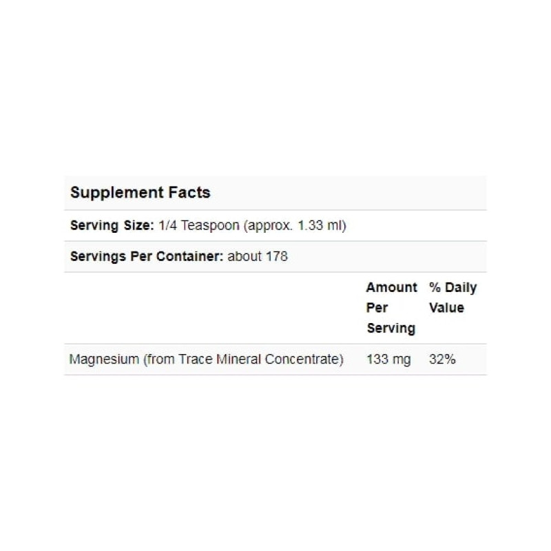 Мікроелемент Магній NOW Foods Liquid Magnesium with Trace Minerals, 8 fl oz 237 ml NF1288