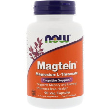 Мікроелемент Магній NOW Foods Magtein 90 Veg Caps