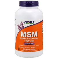 Препарат для суставов и связок NOW Foods MSM 1000 mg 240 Veg Caps