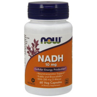 Коензим NOW Foods NADH 10 mg 60 Veg Caps