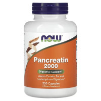Панкреатін NOW Foods Pancreatin 10X 200 mg 250 Caps