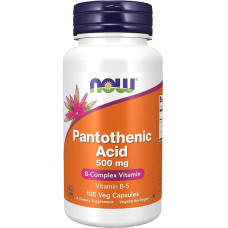 Пантотенова кислота NOW Foods Pantothenic Acid 500 mg 100 Veg Caps