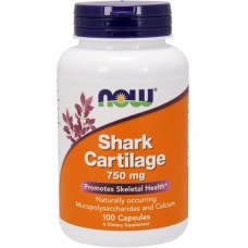Акулячий хрящ NOW Foods Shark Cartilage 750 mg 100 Caps