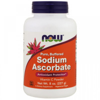 Вітамін C NOW Foods SODIUM ASCORBATE 8 OZ 227 g /119 servings/