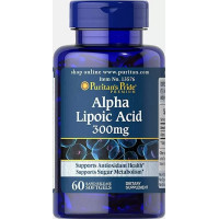 Альфа-ліпоєва кислота Puritan's Pride Alpha Lipoic Acid 300 mg 60 Softgels