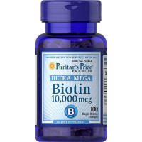 Біотин Puritan's Pride Biotin 10000 mcg 100 Softgels