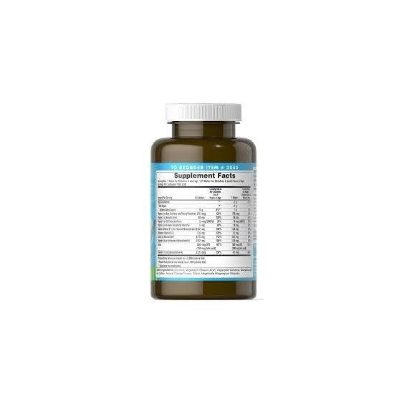 Витаминно-минеральный комплекс Puritan's Pride Pre-Vites Childrens Multivitamin 100 Chewable Tabs