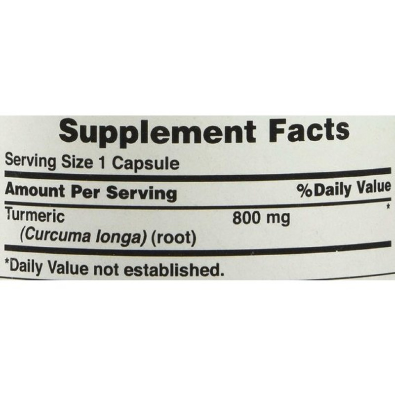 Куркума Puritan's Pride Turmeric 800 mg 100 Caps