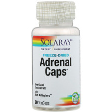 Комплекс для профілактики надниркових залоз Solaray Adrenal Caps 60 Veg Caps SOR-05100