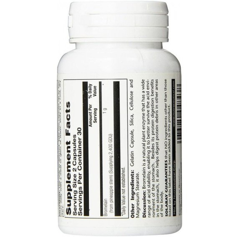 Микроэлемент Железо Solaray Iron Asporotate 18 mg 100 Caps SOR-04600