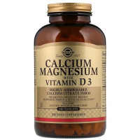 Мультимінеральний комплекс Solgar Calcium Magnesium with Vitamin D3 300 Tabs