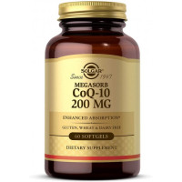 Коензим Solgar Megasorb CoQ-10 200 mg 60 Softgels
