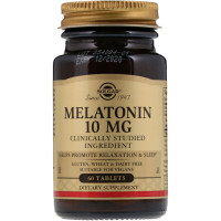 Мелатонін для сну Solgar Melatonin 10 mg 60 Tabs SOL-01956