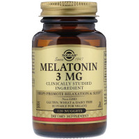 Мелатонін для сну Solgar Melatonin 3 mg 120 Nuggets